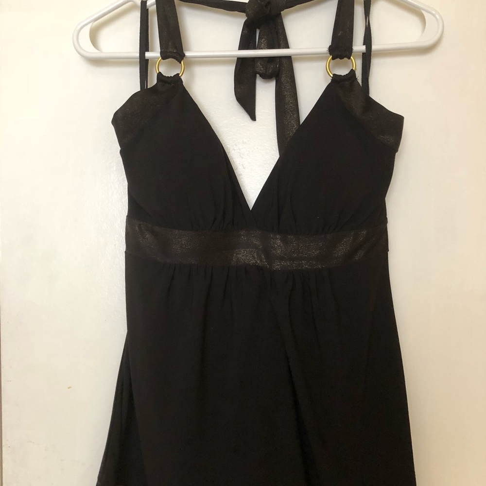 Black tank top